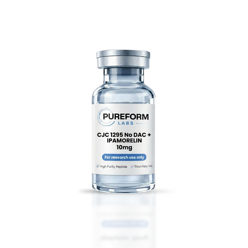 CJC-1295 No DAC + Ipamorelin Blend: 10mg Pureform Labs CJC-1295 No DAC + Ipamorelin Blend: 10mg Pureform Labs